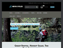 Tablet Screenshot of neviscycles.com